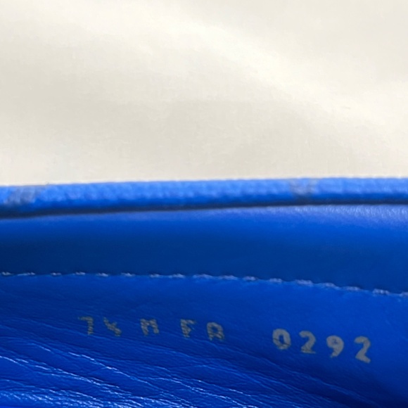 Louis Vuitton Blue Monogram Driver Moccasins Size UK 7.5/USA 8.5 - Picture 11 of 11